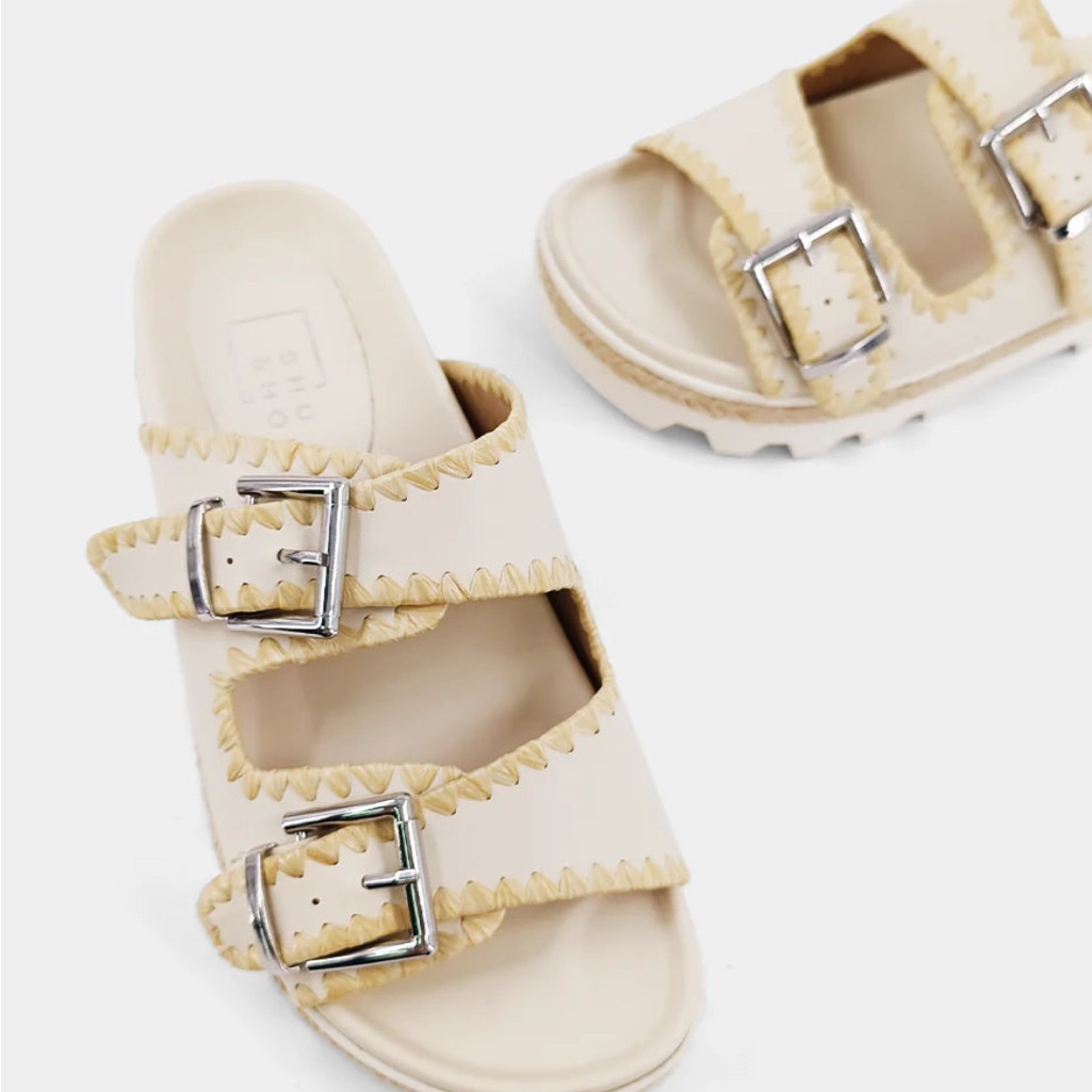 Shu Shop Laura Platform With Buckle Detail